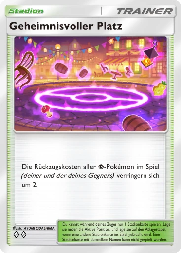 Eigenartiger Platz