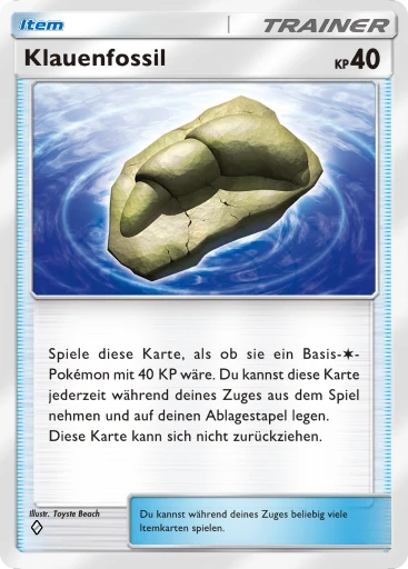 Klauenfossil