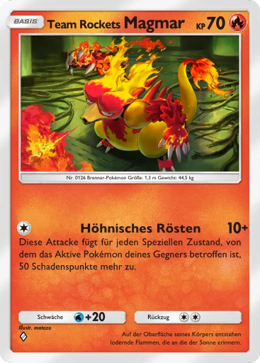 Team Rockets Magmar