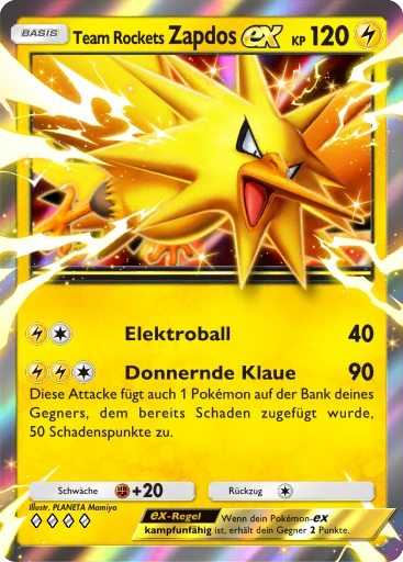 Team Rockets Zapdos-ex