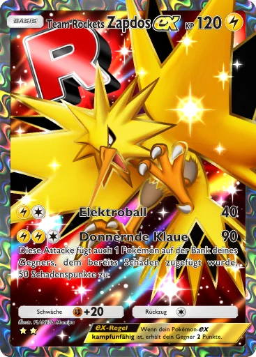 Team Rockets Zapdos-ex