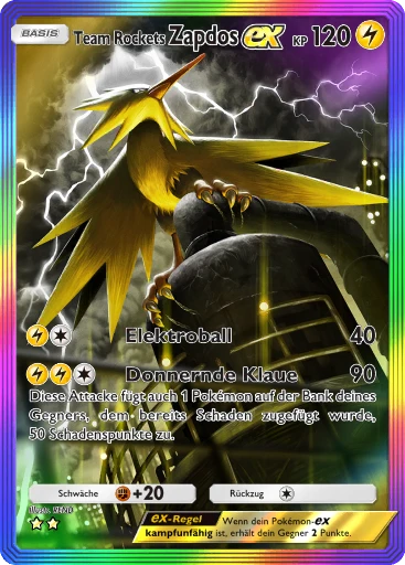 Team Rockets Zapdos-ex