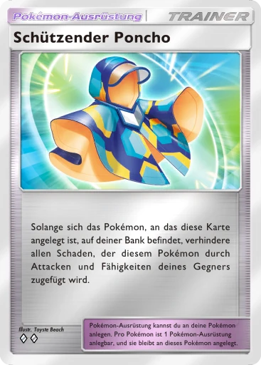 Schützender Poncho