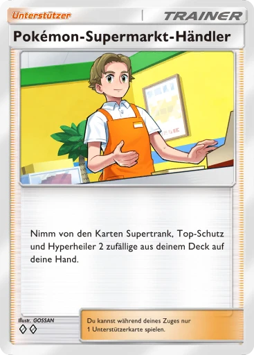 Pokémon-Supermarkt-Händler