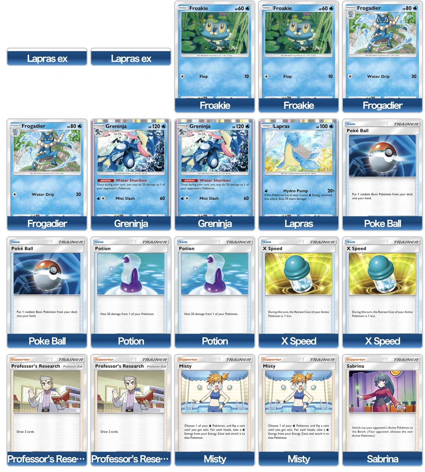 Lapras EX Deck