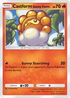 Castform Forma Sole