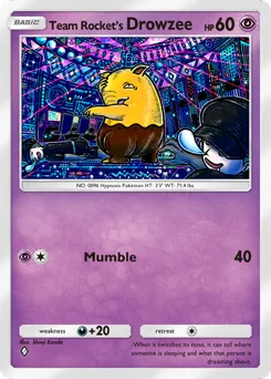 Team Rocket's Drowzee