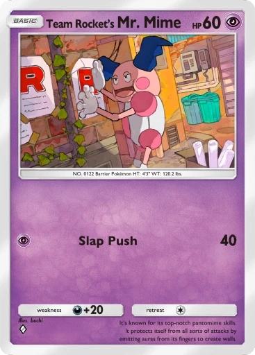 Team Rocket's Mr. Mime