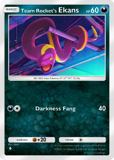 Team Rocket's Ekans