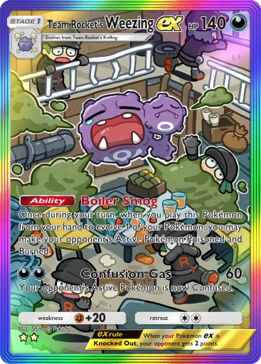 Team Rocket's Weezing ex