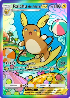 Raichu de Alola ex