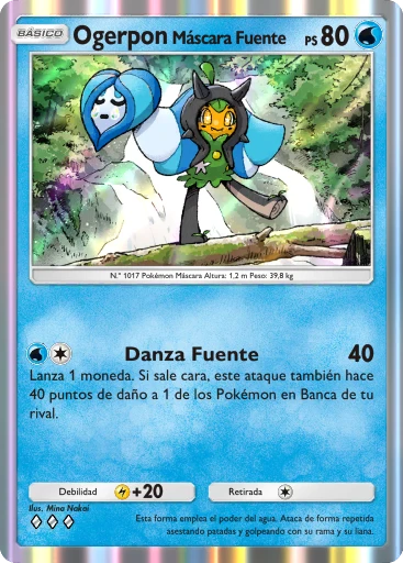 Máscara de fuente Ogerpon