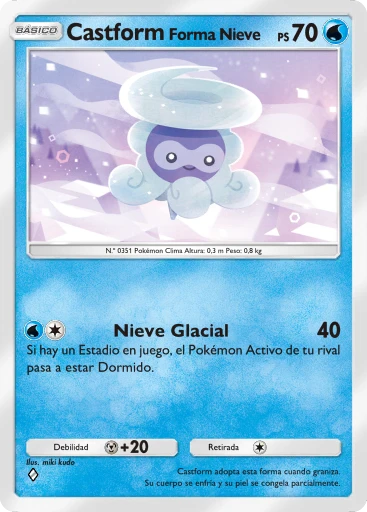 Castform Forma Nieve