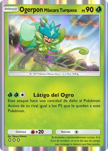 Ogerpon Máscara Turquesa