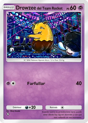 Drowzee del Team Rocket