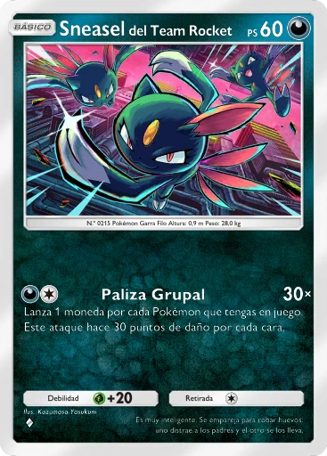Sneasel del Team Rocket