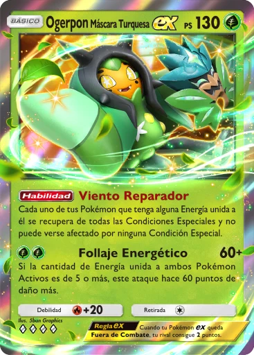 Ogerpon Máscara Turquesa ex