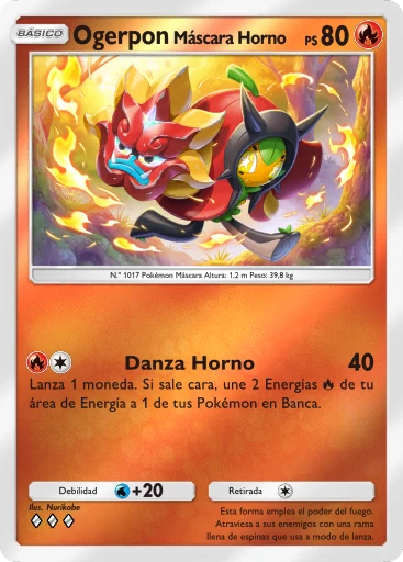 Ogerpon Máscara Horno