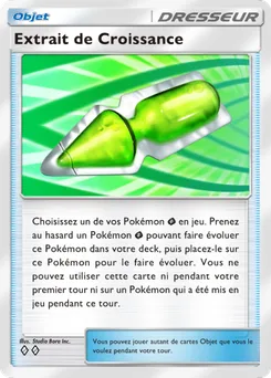 Extrait à croissance rapide
