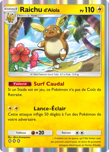 Raichu d'Alola