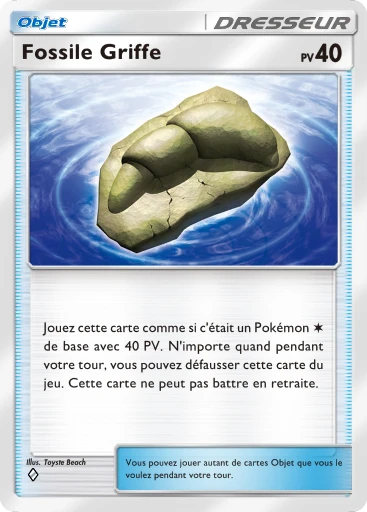 Fossile Griffe
