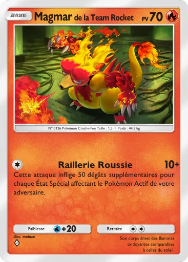 Magmar de la Team Rocket