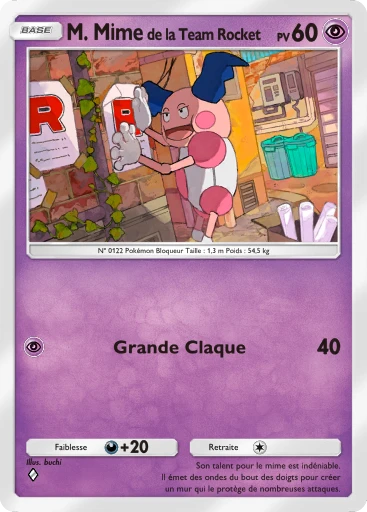 M. Mime de la Team Rocket