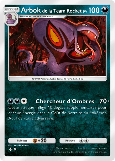 Arbok de la Team Rocket