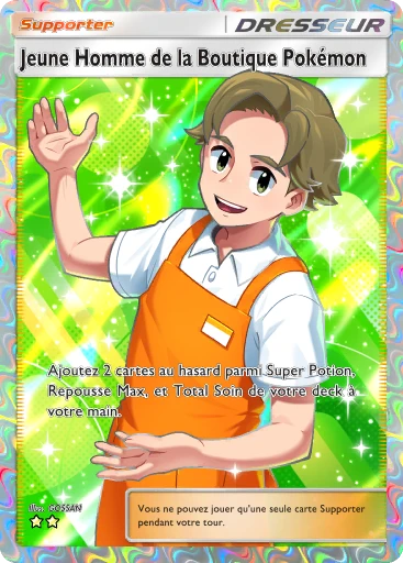 Jeune Homme de la Boutique Pokémon