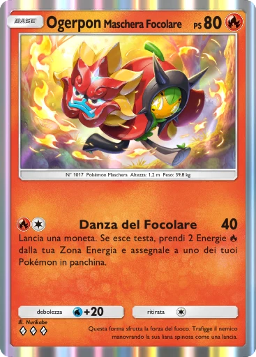 Maschera di Focolare Ogerpon