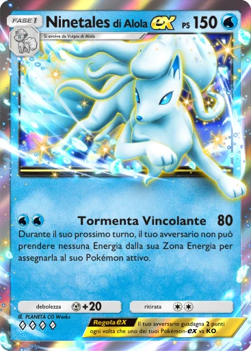 Ninetales di Alola ex