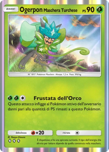 Ogerpon Maschera Turchese