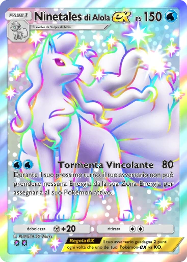 Ninetales di Alola-ex