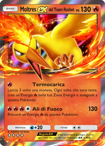 Moltres-ex del Team Rocket