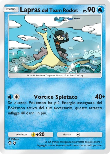 Lapras del Team Rocket