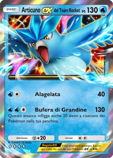 Articuno-ex del Team Rocket