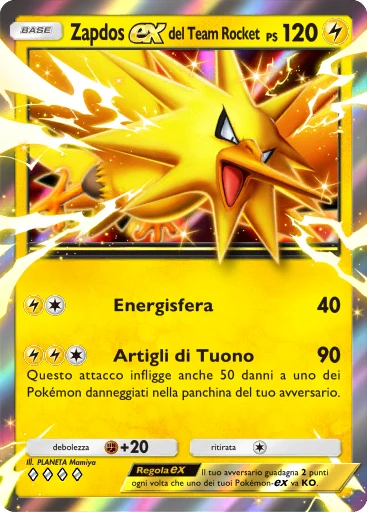 Zapdos-ex del Team Rocket