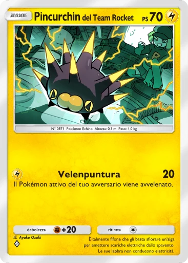 Pincurchin del Team Rocket