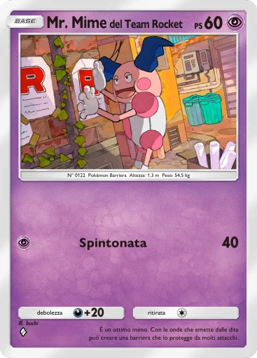 Mr. Mime del Team Rocket