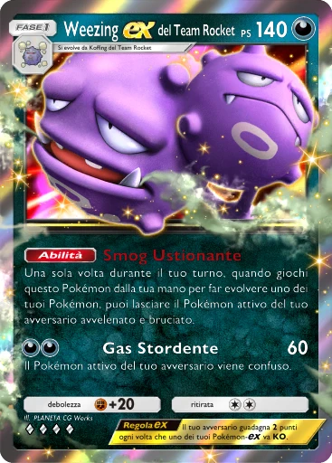 Weezing-ex del Team Rocket