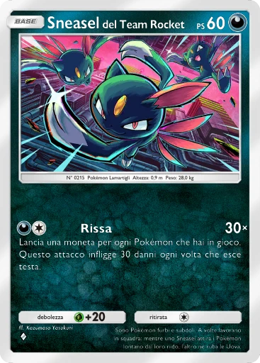 Sneasel del Team Rocket