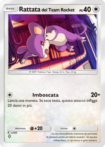 Rattata del Team Rocket