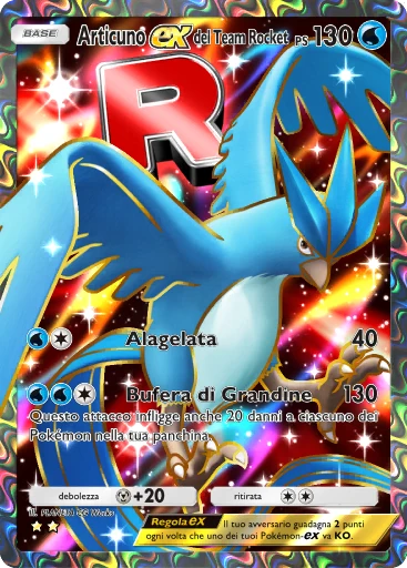 Articuno-ex del Team Rocket