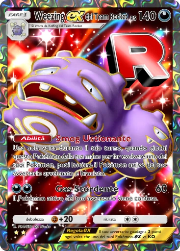 Weezing-ex del Team Rocket