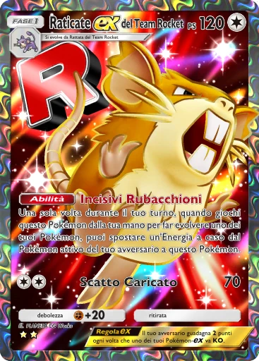 Raticate-ex del Team Rocket