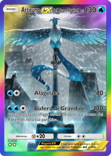 Articuno-ex del Team Rocket