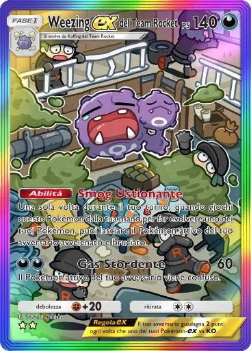 Weezing-ex del Team Rocket