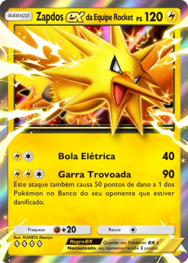 Zapdos ex da Equipe Rocket