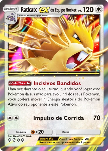 Raticate ex da Equipe Rocket