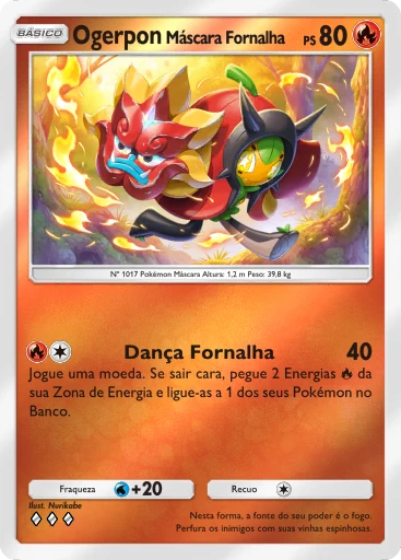 Ogerpon Máscara Fornalha